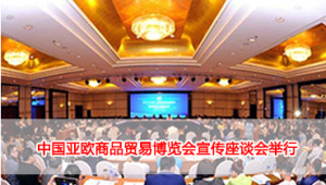 中国亚欧商品贸易博览会宣传座谈会举行
